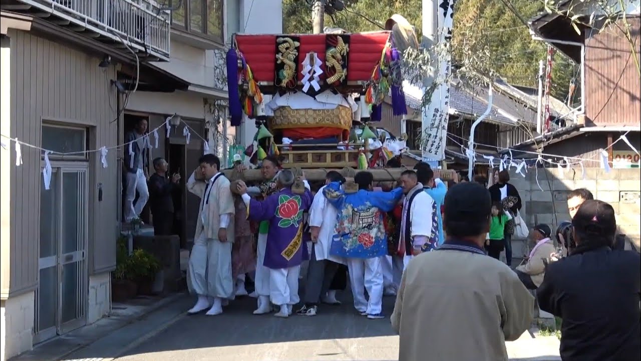 2019.3.24(日) 広島県三原市 幸崎能地 春祭り 老婆神社～常磐神社　だんじり