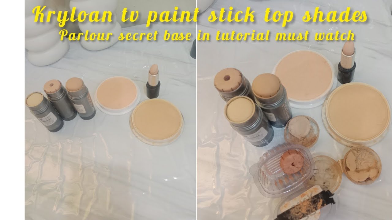 Kryloan tv paint stick top shades full coverage parlour secret base in tutorial must watch ⚡🤗
