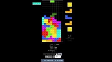 Tetris - 40 Lines in 21.566 Seconds