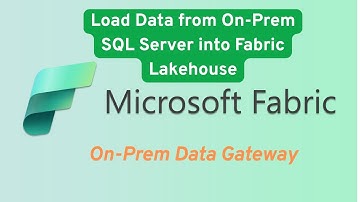 #6: Load Data From On-Prem SQL Server into Fabric Lakehouse with Fabric Pipeline | On-Prem Gateway