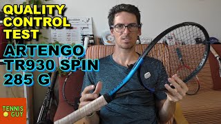 Cheap ARTENGO TR930 SPIN (285 g) Tennis Racket 🎾 Quality Control Test | Tennis Guy