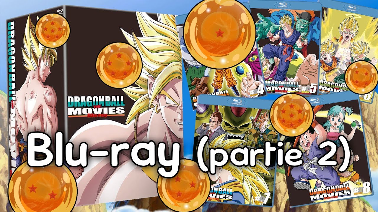 Blu-ray Dragon Ball The Movies Unboxing et Review Blu-ray 4 à 8 (Partie