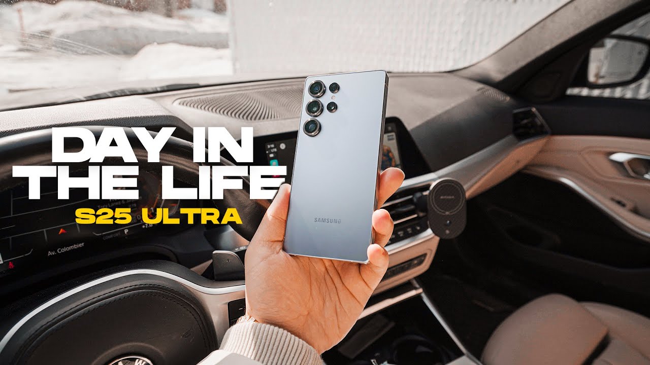 A Real Day In The Life with the Samsung S25 Ultra (Camera & Battery Test)