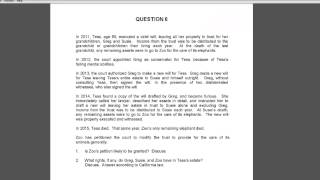 Dr. dennis p. saccuzzo, nancy e. johnson, and professor andrew m.
poplin, debrief the essay questions from february 2015 california bar
exam. this is...