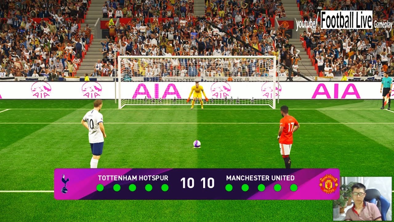 Tottenham vs Manchester United | Penalty Shootout | PES 2020 eFootball