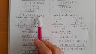 Intermediate Algebra - Chapter 6 Homework Examples (Part 1)