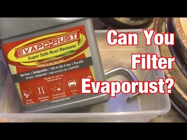 Can You Filter EvapoRust? - Vintage Motorcycle Restoration Project: Part 47  