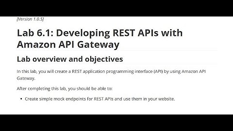 23110229 Trần Anh Huy Lab 6.1: Developing REST APIs with API Gateway | CloudComputing
