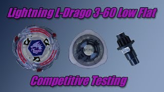 Lightning L-Drago:Upper 3-60 Low Flat Competitive Testing | Beyblade X