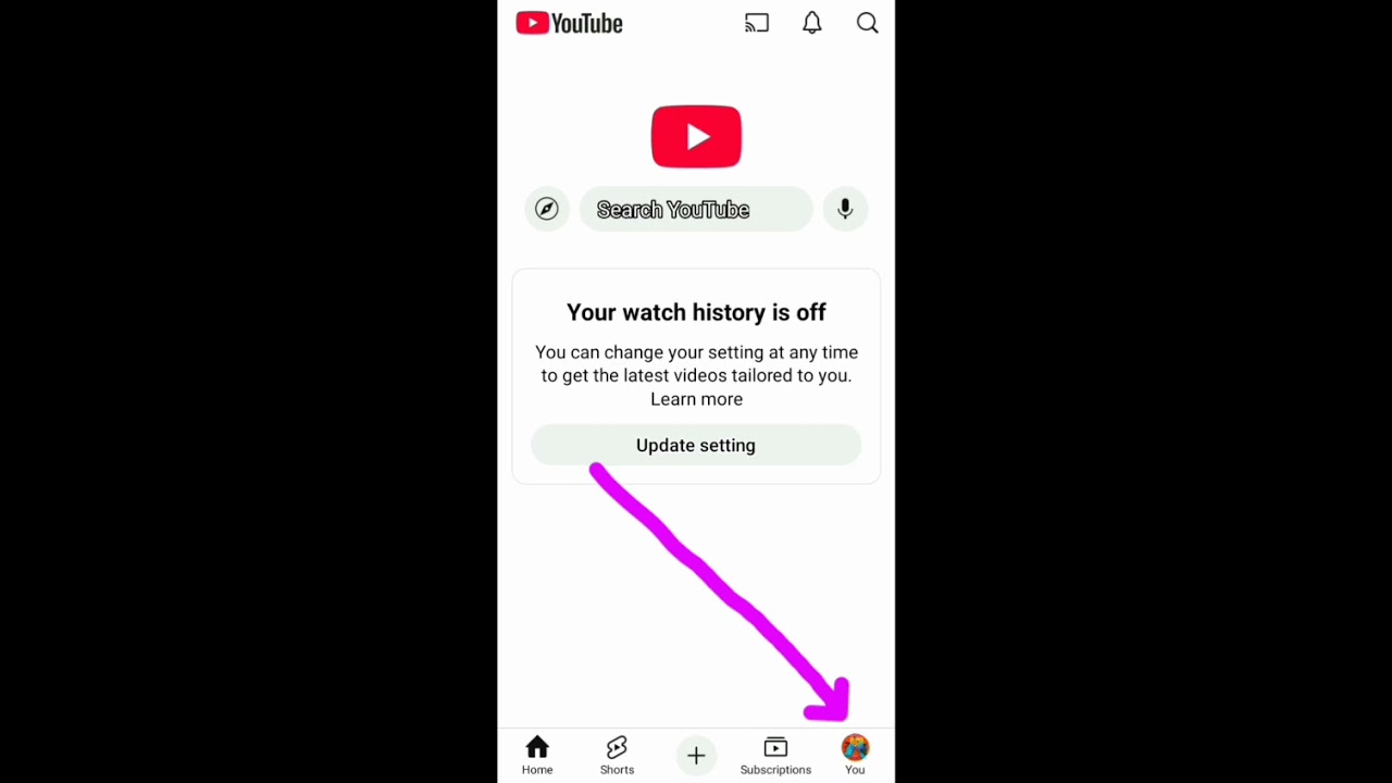 YOUTUBE,  SWITCH ACCOUNT