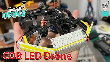 Night Flyer - MenaceRC COB LED Drone Setup & Flight Footage