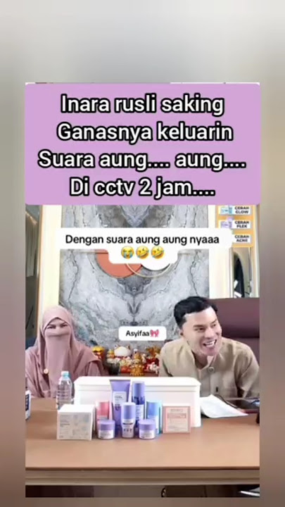 Inara Rusli was so fierce that she made aung aung sound on CCTV for 2 hours, guys.... #inararusli...