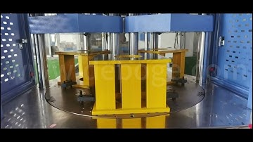 3 Station Rotary Table Double Color Vertical Injection Molding Machine