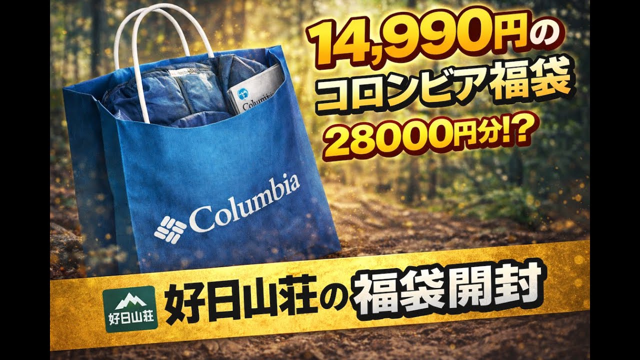 Columbia Lucky Bag] 2026: Is the contents of this 14,990 yen lucky