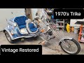 70's Trike Restoration Motorcycle Restore Project