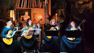 J.S. Bach - BWV 609, Lobt Gott,ihr Christen,allzugleich (guitar quartet)