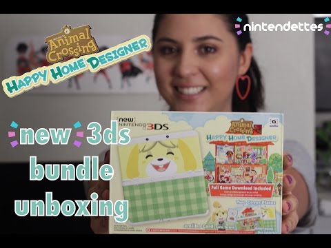 Happy Home Designer NEW 3DS Bundle Unboxing | Nintendettes