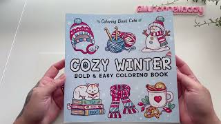 Cozy Winter ❄️ Bold and Easy by Coloring Book Cafe | Full Flipthrough screenshot 3
