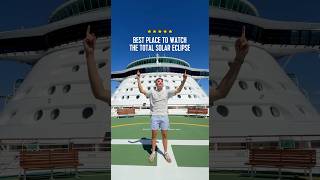 Best total solar eclipse views on Liberty of the Seas 👀 #solareclipse #cruise #vacation