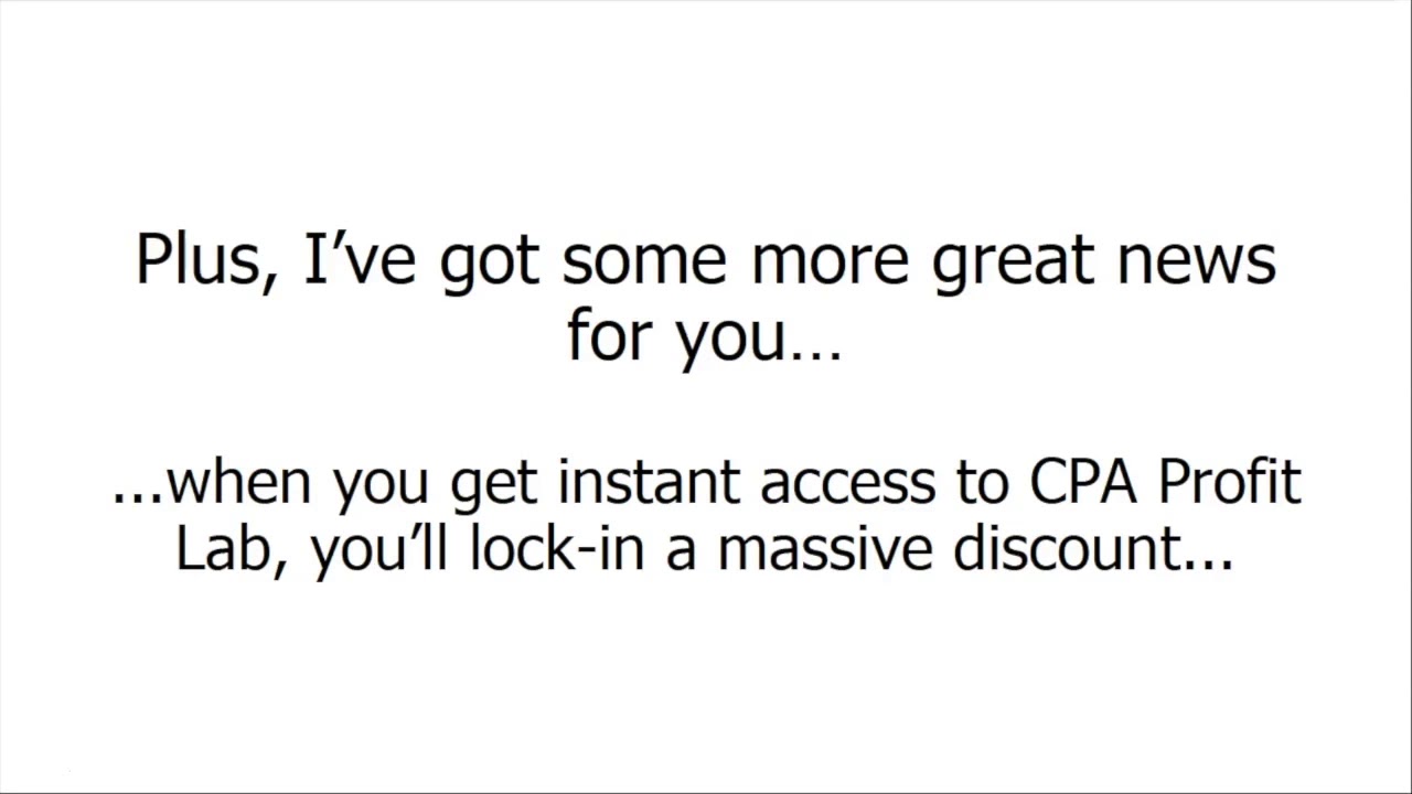 Best CPA marketing course 2018 - CPA Profit Lab