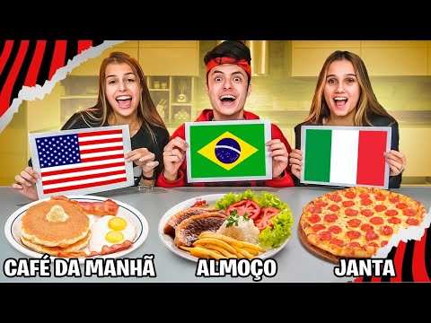 CAFÉ DA MANHÃ, ALMOÇO OU JANTAR DOS PAÍSES! - Desafio