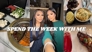 SPEND A WEEK WITH ME VLOG | Hot pot dates, Steak with my husband & Besties birthday!!!