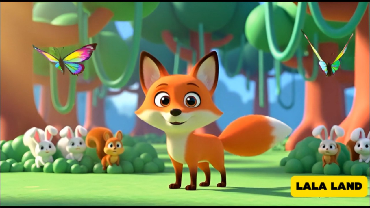 🦊 Fox Singing in the Rain 🌧️ | A Magical Forest Melody - YouTube