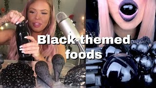 Rating Black Themed ASMR Foods