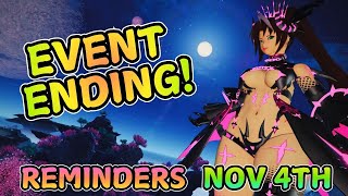 [PSO2 NGS] Event Ending! | Reminders Checklist For 11-4-2025