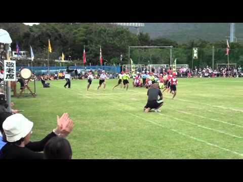 第102回三根小学運動会校紅白リレー