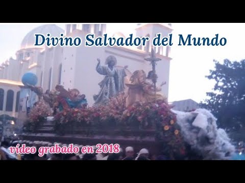Procesión del Divino Salvador Del Mundo | Vídeo Archivo, grabado el 05 ...