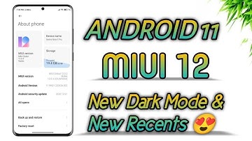 OFFICIAL MIUI 12 Android 11 New Update ft. Redmi Note 9s/Pro [Curtana] | New Dark Mode & Recents 😍