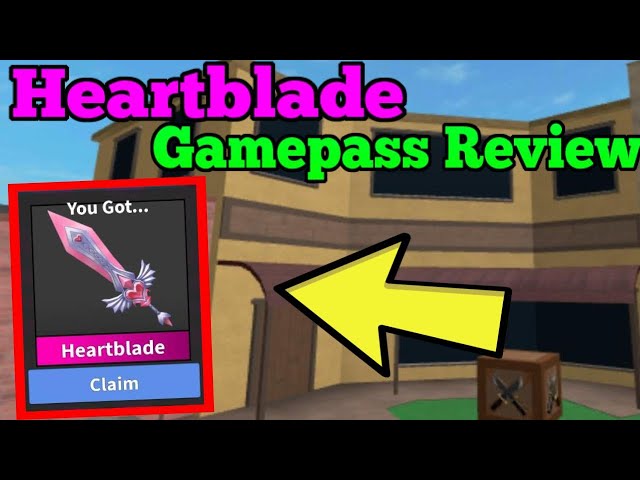 HEARTBLADE MM2 GODLY *FAST DELIVERY & CHEAP*, ROBLOX VALENTINE MURDER  MYSTERY 2