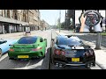 Forza Horizon 4 Online - Nissan GT-R & Mercedes-Benz AMG GT-R | Logitech g29 gameplay ft. Fastez