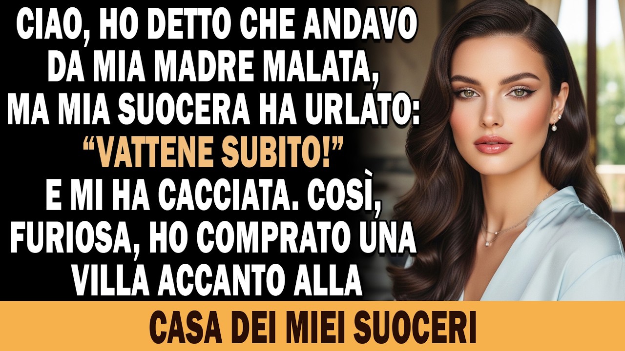 Mia madre era in ospedale, e io dovevo solo andare da lei. Ma mia suocera mi ha bloccata sulla porta e ha sibilato: “Se esci da quella porta oggi, potresti non tornare più”. Mio marito è rimasto...