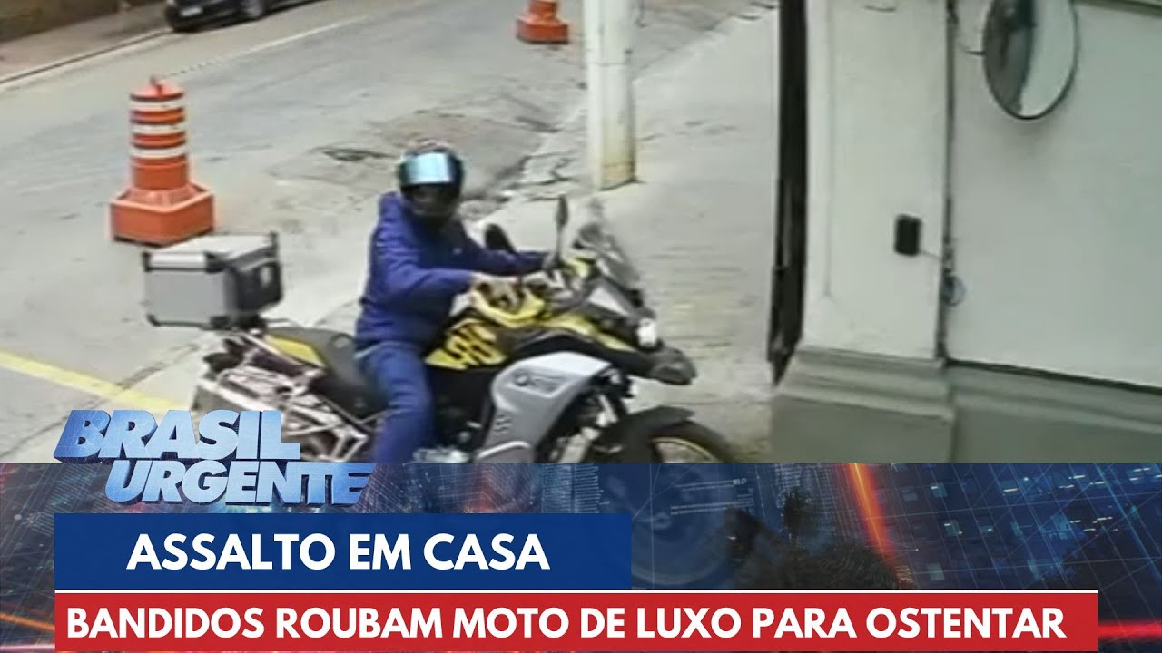 Criminosos roubam moto de luxo para ostentar em bailes funk | Brasil Urgente