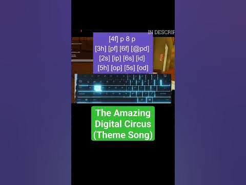 The Amazing Digital Circus Roblox Piano Tuto - YouTube