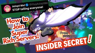 How To Join RICHEST SERVER in Adopt Me! Trading Neon Shadow Dragon! Roblox 2024