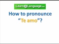 How To Say I Love U In Spanish