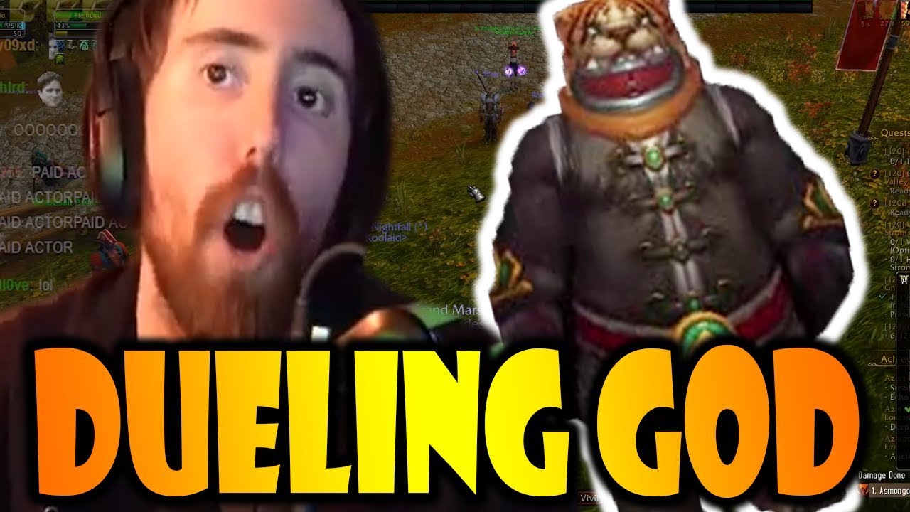 Asmongold DUELS TIGERPANDA & Is the Dueling GOD - YouTube