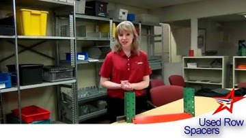 USED RACK ROW SPACERS: Spacers Are Used to Maintain Alignment of Rows & Spacing of Each Row