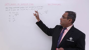 Undirected Graph - GATE Exercise 1