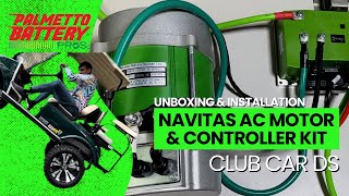 Navitas 600a  5Kw AC Conversion Kit Installation ~ 2008 Club Car DS