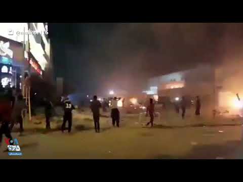 ویدیوی منتسب به ادامه اعتراضات در ماهشهر صدای تیراندازی و انفجار