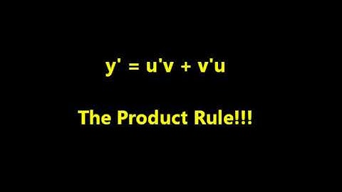 The Product Rule Song