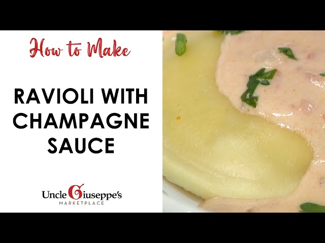 Ravioli with Champagne Sauce Recipe
