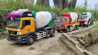 Mobil Truk Molen Cor Beton Mixer - Miniatur Mobil Mobilan Rc