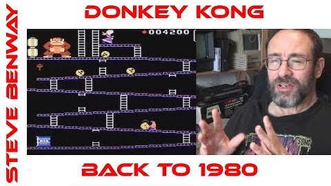 Donkey Kong on Texas Instruments TI99/4a / Go back to 1980, choose a computer.