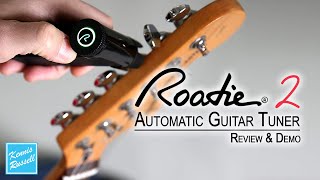 roadie 2 automatic guitar tuner review - demo