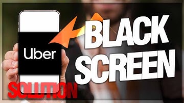 How To Fix And Solve Uber App Black Screen - Fix Uber Black Screen